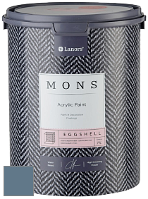 MONS EGGSHELL PAINT – 100% акриловая шелковисто-матовая краска, 7 % блеска цвет NCS S 5020-R90B 