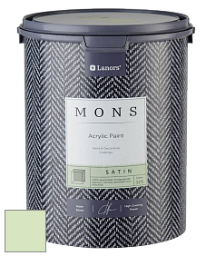 MONS SATIN PAINT – 100% акриловая полуматовая краска, 12% блеска цвет NCS S 0520-G30Y 
