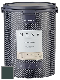 MONS CEILING PAINT – Aбсолютно матовая потолочная краска, 2% блеска цвет NCS S 8010-B70G 