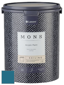 MONS CEILING PAINT – Aбсолютно матовая потолочная краска, 2% блеска цвет MONS 98 Океан