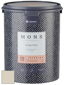 MONS INTERIOR PAINT – 100% акриловая глубоко матовая краска, 3% блеска цвет NCS S 1505-Y 