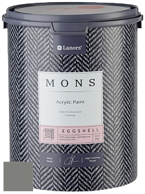 MONS EGGSHELL PAINT – 100% акриловая шелковисто-матовая краска, 7 % блеска цвет NCS S 5502-G50Y 