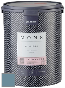 MONS EGGSHELL PAINT – 100% акриловая шелковисто-матовая краска, 7 % блеска цвет NCS S 4020-B 