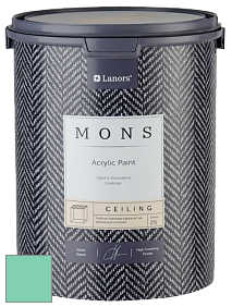 MONS CEILING PAINT – Aбсолютно матовая потолочная краска, 2% блеска цвет NCS S 1040-B90G 