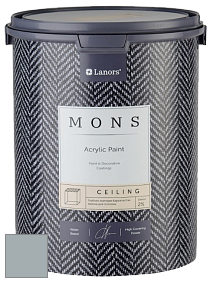MONS CEILING PAINT – Aбсолютно матовая потолочная краска, 2% блеска цвет NCS S 3005-B20G 