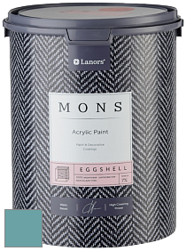 MONS EGGSHELL PAINT – 100% акриловая шелковисто-матовая краска, 7 % блеска цвет NCS S 3030-B30G 