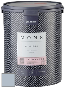 MONS EGGSHELL PAINT – 100% акриловая шелковисто-матовая краска, 7 % блеска цвет NCS S 2010-R80B 