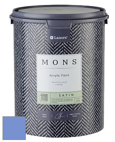 MONS SATIN PAINT – 100% акриловая полуматовая краска, 12% блеска цвет NCS S 1555-R70B 