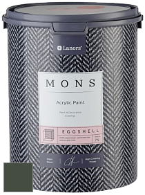 MONS EGGSHELL PAINT – 100% акриловая шелковисто-матовая краска, 7 % блеска цвет NCS S 8010-G30Y 