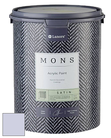 MONS SATIN PAINT – 100% акриловая полуматовая краска, 12% блеска цвет NCS S 1015-R60B 