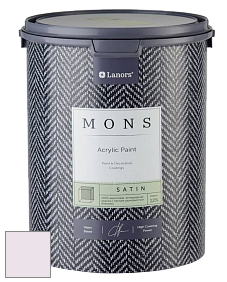 MONS SATIN PAINT – 100% акриловая полуматовая краска, 12% блеска цвет NCS S 0510-R40B 