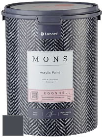 MONS EGGSHELL PAINT – 100% акриловая шелковисто-матовая краска, 7 % блеска цвет NCS S 8005-R80B 