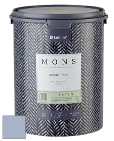 MONS SATIN PAINT – 100% акриловая полуматовая краска, 12% блеска цвет NCS S 2020-R70B 
