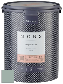 MONS INTERIOR PAINT – 100% акриловая глубоко матовая краска, 3% блеска цвет NCS S 3010-B90G 