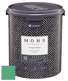 MONS PREMIUM PAINT – 100% акриловая интерьерная краска с шелковистым матовым блеском цвет NCS S 2050-G 