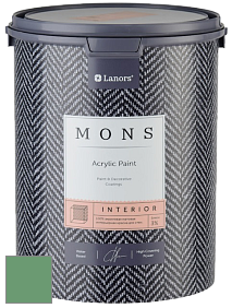 MONS INTERIOR PAINT – 100% акриловая глубоко матовая краска, 3% блеска цвет NCS S 3040-G10Y 