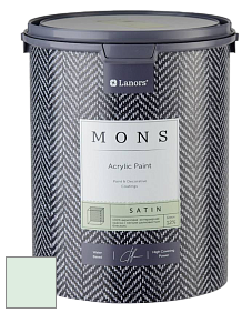 MONS SATIN PAINT – 100% акриловая полуматовая краска, 12% блеска цвет NCS S 0510-G 