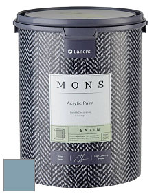 MONS SATIN PAINT – 100% акриловая полуматовая краска, 12% блеска цвет NCS S 3020-B 