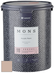 MONS EGGSHELL PAINT – 100% акриловая шелковисто-матовая краска, 7 % блеска цвет MONS 110 Сандал