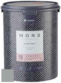 MONS EGGSHELL PAINT – 100% акриловая шелковисто-матовая краска, 7 % блеска цвет NCS S 3502-B 