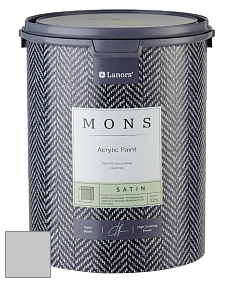 MONS SATIN PAINT – 100% акриловая полуматовая краска, 12% блеска цвет NCS S 2002-R50B 