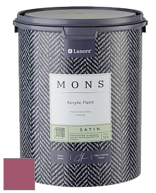 MONS SATIN PAINT – 100% акриловая полуматовая краска, 12% блеска цвет NCS S 3050-R20B 