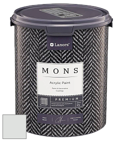 MONS PREMIUM PAINT – 100% акриловая интерьерная краска с шелковистым матовым блеском цвет NCS S 1001-G 