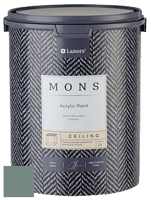 MONS CEILING PAINT – Aбсолютно матовая потолочная краска, 2% блеска цвет NCS S 5010-B70G 