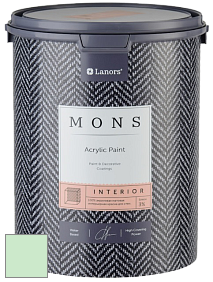 MONS INTERIOR PAINT – 100% акриловая глубоко матовая краска, 3% блеска цвет NCS S 0520-G10Y 