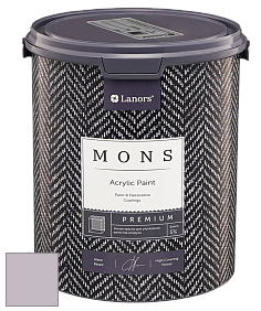 MONS PREMIUM PAINT – 100% акриловая интерьерная краска с шелковистым матовым блеском цвет NCS S 2010-R40B 