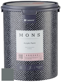 MONS EGGSHELL PAINT – 100% акриловая шелковисто-матовая краска, 7 % блеска цвет NCS S 6005-B50G 