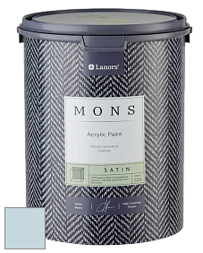 MONS SATIN PAINT – 100% акриловая полуматовая краска, 12% блеска цвет NCS S 1010-B 