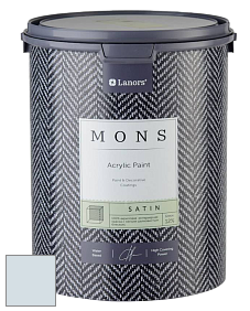 MONS SATIN PAINT – 100% акриловая полуматовая краска, 12% блеска цвет NCS S 0907-R90B 