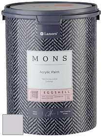 MONS EGGSHELL PAINT – 100% акриловая шелковисто-матовая краска, 7 % блеска цвет NCS S 1505-R50B 