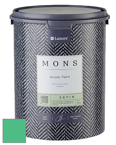 MONS SATIN PAINT – 100% акриловая полуматовая краска, 12% блеска цвет NCS S 1060-G 