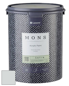 MONS SATIN PAINT – 100% акриловая полуматовая краска, 12% блеска цвет MONS 150 Ветер перемен