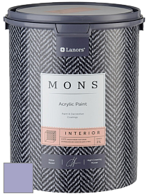 MONS INTERIOR PAINT – 100% акриловая глубоко матовая краска, 3% блеска цвет NCS S 2030-R60B 