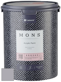 MONS EGGSHELL PAINT – 100% акриловая шелковисто-матовая краска, 7 % блеска цвет NCS S 3005-R50B 