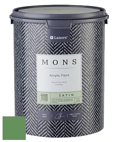 MONS SATIN PAINT – 100% акриловая полуматовая краска, 12% блеска цвет NCS S 3050-G20Y 