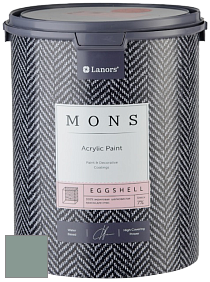 MONS EGGSHELL PAINT – 100% акриловая шелковисто-матовая краска, 7 % блеска цвет NCS S 4010-B90G 
