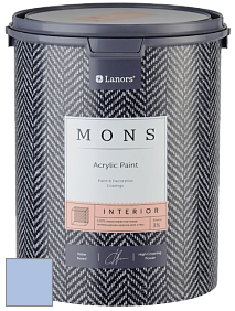 MONS INTERIOR PAINT – 100% акриловая глубоко матовая краска, 3% блеска цвет NCS S 1030-R70B 