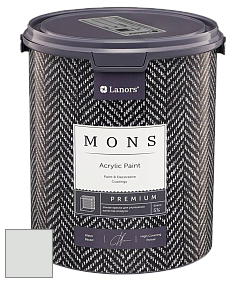 MONS PREMIUM PAINT – 100% акриловая интерьерная краска с шелковистым матовым блеском цвет NCS S 1002-G 