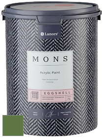 MONS EGGSHELL PAINT – 100% акриловая шелковисто-матовая краска, 7 % блеска цвет NCS S 4050-G30Y 
