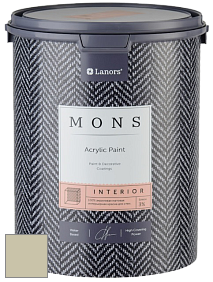 MONS INTERIOR PAINT – 100% акриловая глубоко матовая краска, 3% блеска цвет NCS S 2010-G80Y 