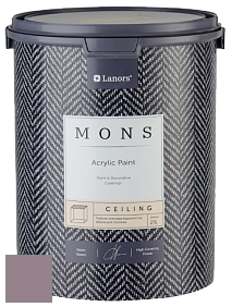 MONS CEILING PAINT – Aбсолютно матовая потолочная краска, 2% блеска цвет MONS 84 Дельфиниум