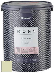 MONS EGGSHELL PAINT – 100% акриловая шелковисто-матовая краска, 7 % блеска цвет NCS S 1015-G60Y 