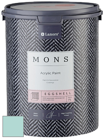 MONS EGGSHELL PAINT – 100% акриловая шелковисто-матовая краска, 7 % блеска цвет NCS S 1020-B60G 
