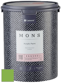 MONS EGGSHELL PAINT – 100% акриловая шелковисто-матовая краска, 7 % блеска цвет NCS S 1070-G30Y 