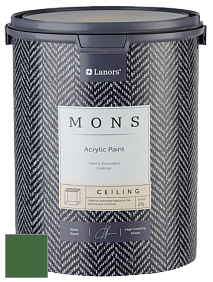 MONS CEILING PAINT – Aбсолютно матовая потолочная краска, 2% блеска цвет NCS S 4550-G20Y 