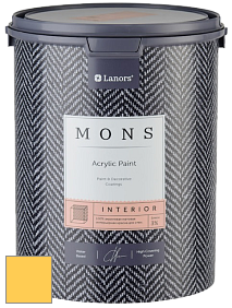 MONS INTERIOR PAINT – 100% акриловая глубоко матовая краска, 3% блеска цвет NCS S 0560-Y 